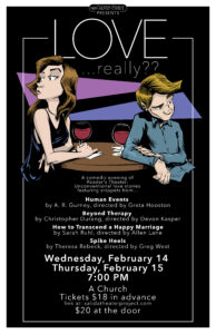Salida Theater Project presents Love...really?? A comedic evening of Reader's Theater: Unconventional love stories